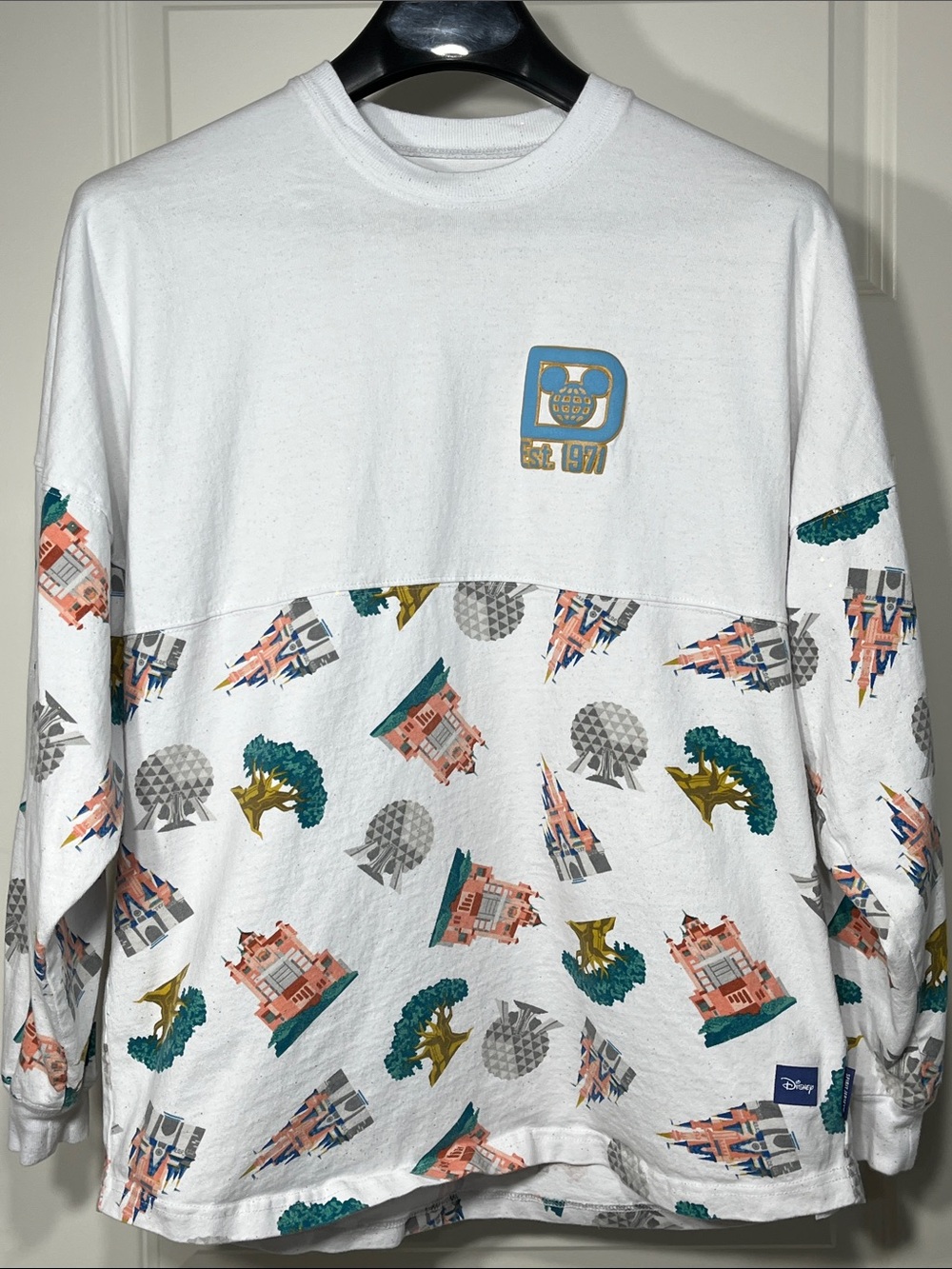 Disney Parks Spirit Jersey Walt Disney World Est 1971 Sparkle‎ Size Small